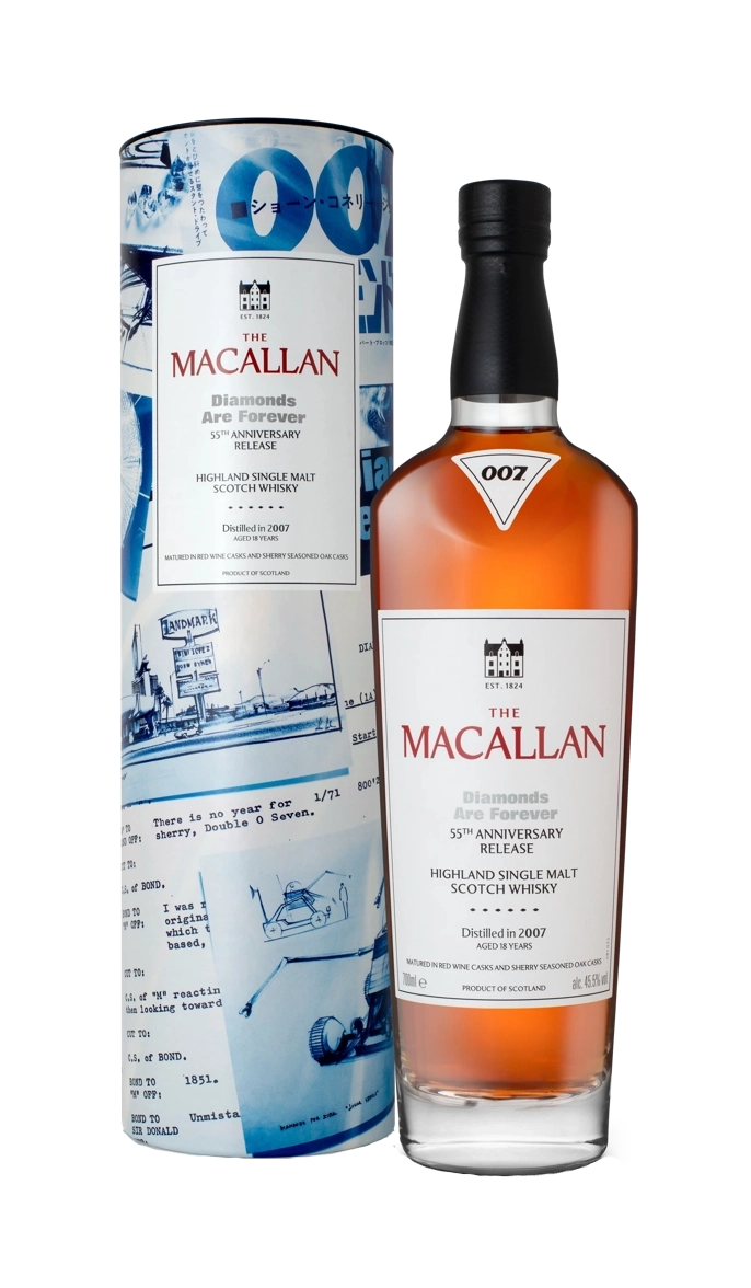 Macallan 007 Diamonds are Forever 55th Anniversary Release 750ML