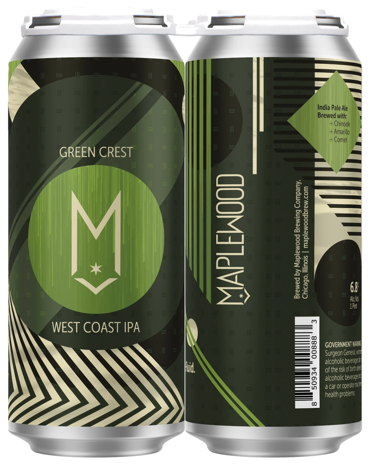 Maplewood Green Crest 4Pk