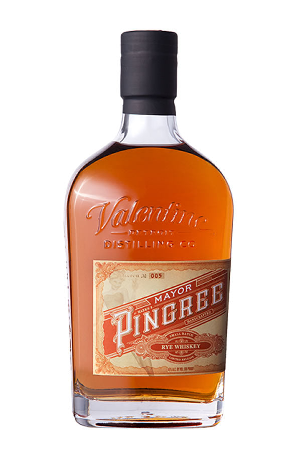Mayor Pingree Orange Label Rye Whiskey