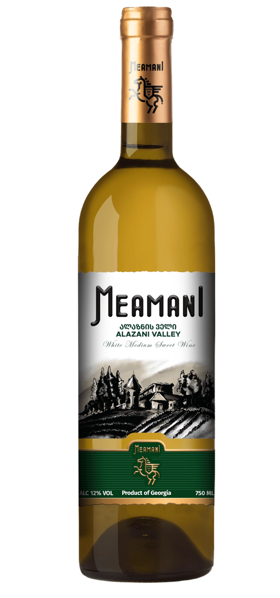 Meamani Alazani Valley White 750ml | Georgian Semi-Sweet – The