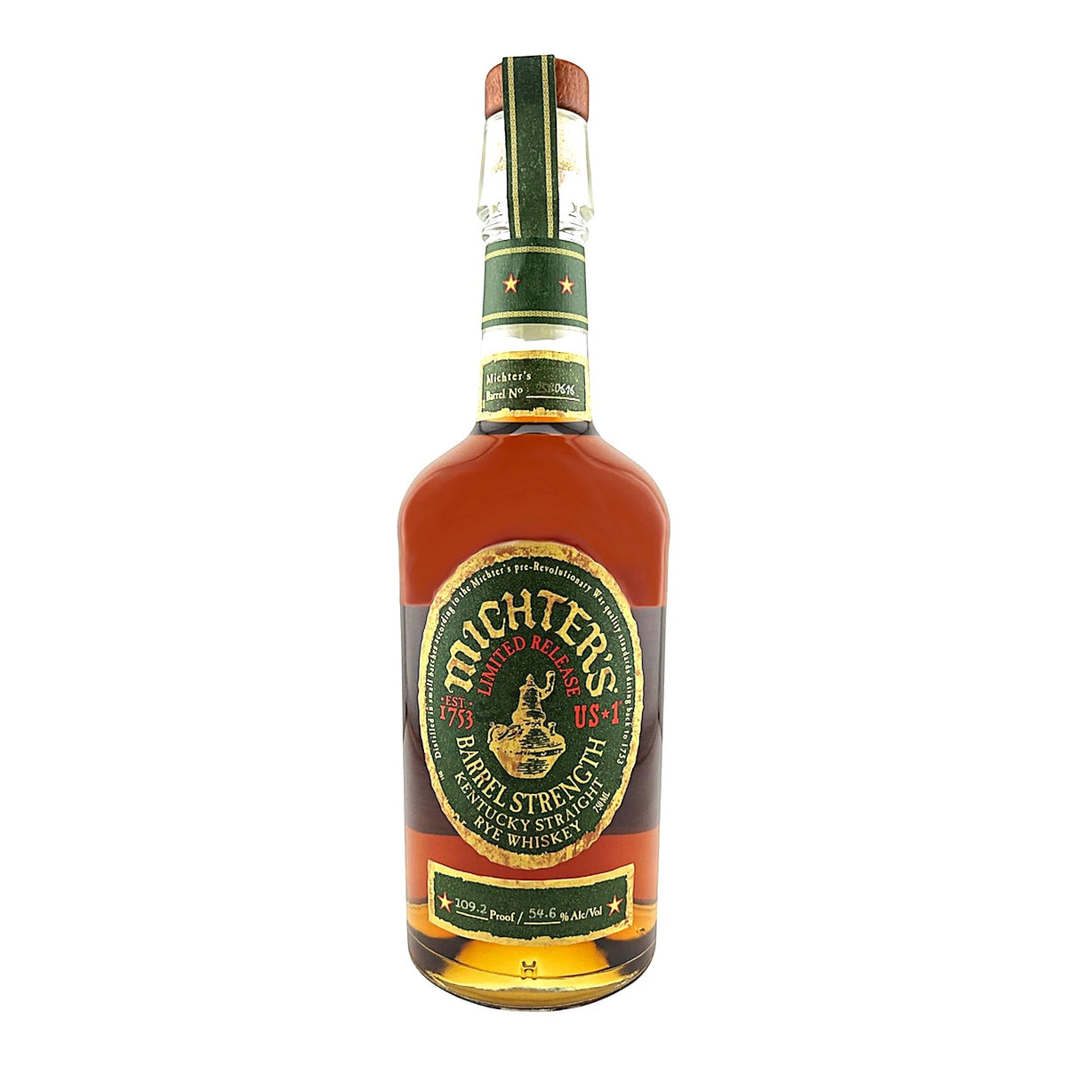 Michter's US-1 Barrel Strength ウイスキー Michter's US 1 Barrel Strength Rye 750ml | Single Barrel – The