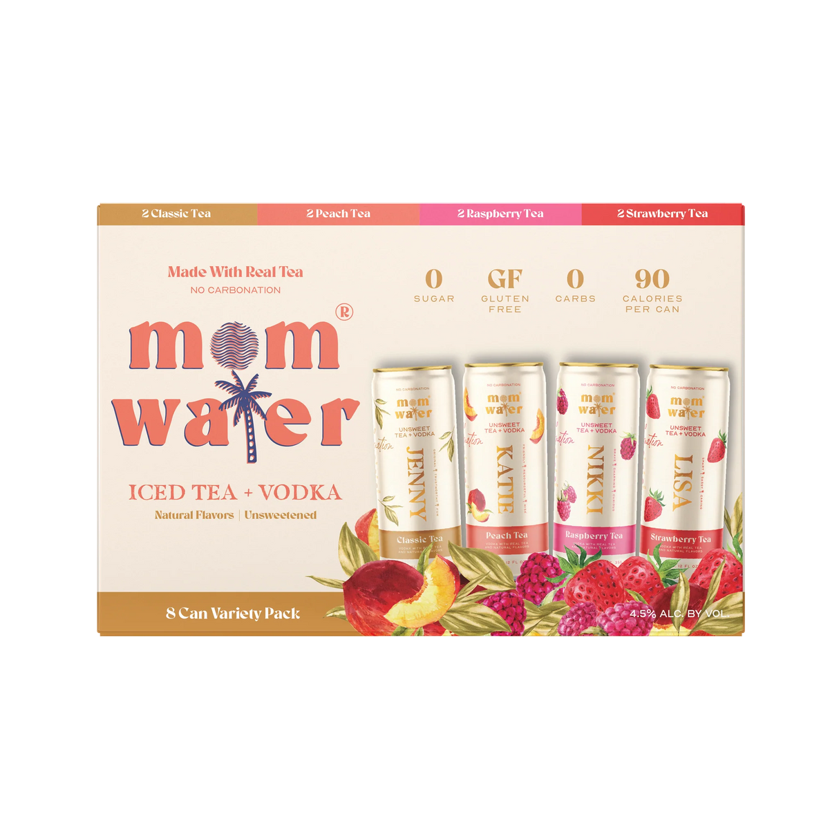 Mom Water Bes-Teas Variety 8Pk - Premixed Cocktails | Shop Online at The Liquor Barn