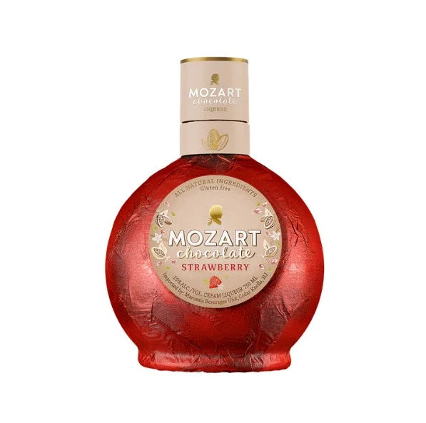 Mozart White Chocolate Strawberry Cream 750ML