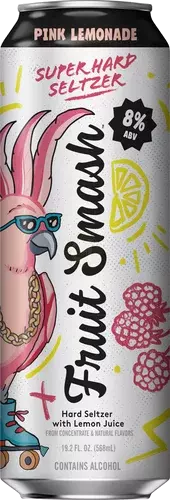 New Belgium Fruit Smash Super Hard Seltzer Pink Lemonade 19.2oz
