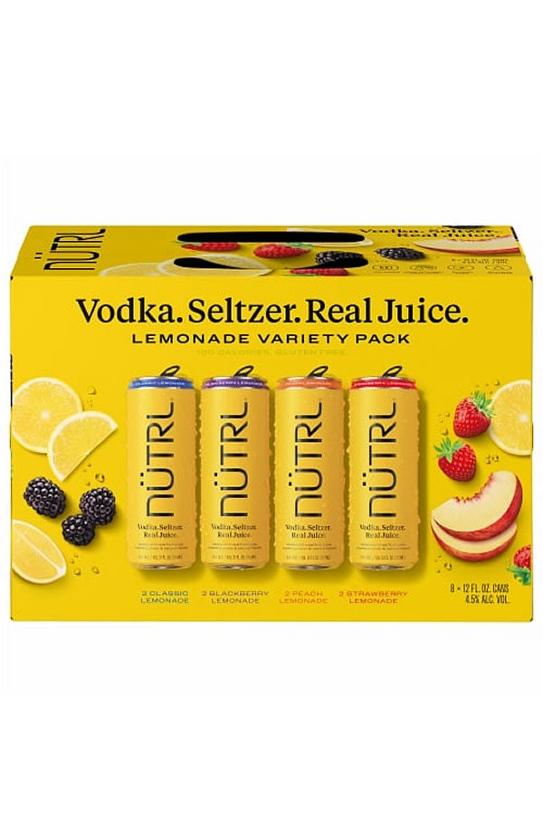 Nutrl Seltzer Lemonade Variety 8PK - Premixed Cocktail | Shop Online at The Liquor Barn