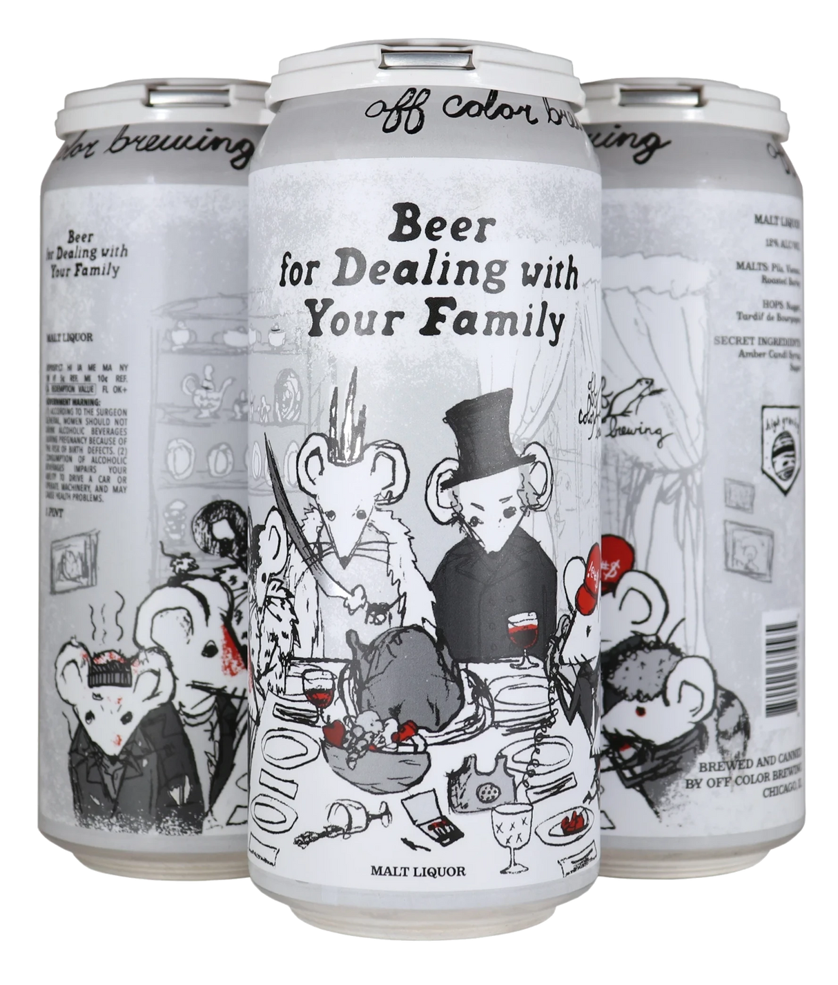 Off Color Beer for Dealing with Family 4Pk