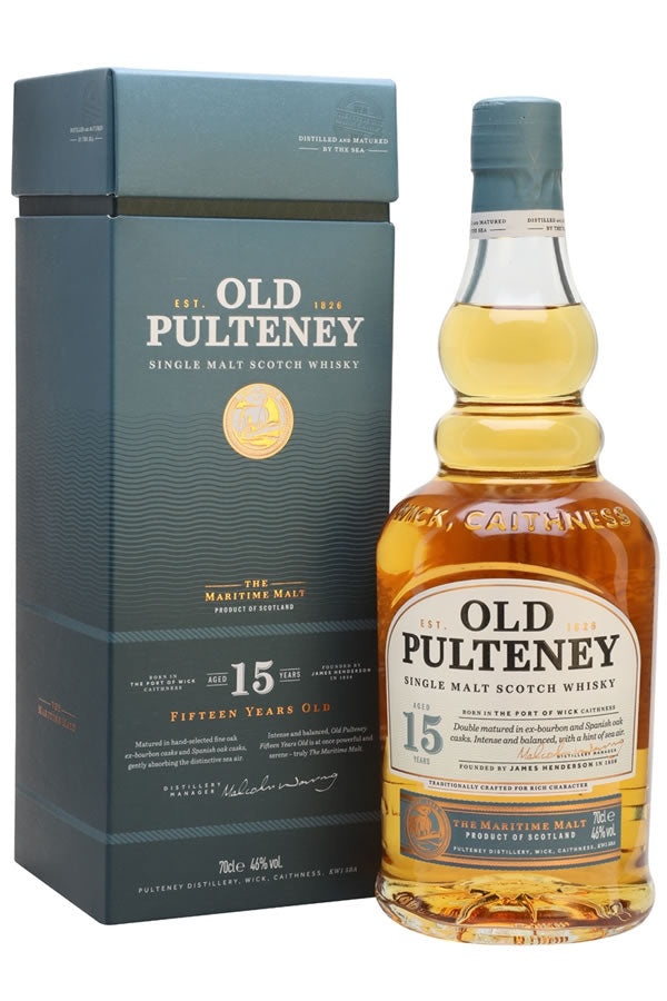 Old Pulteney 15 Year 750ML - Single Malt Scotch | Shop Online at The Liquor Barn
