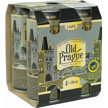 Old Prague Bohemian Premium Lager 4Pk Cans