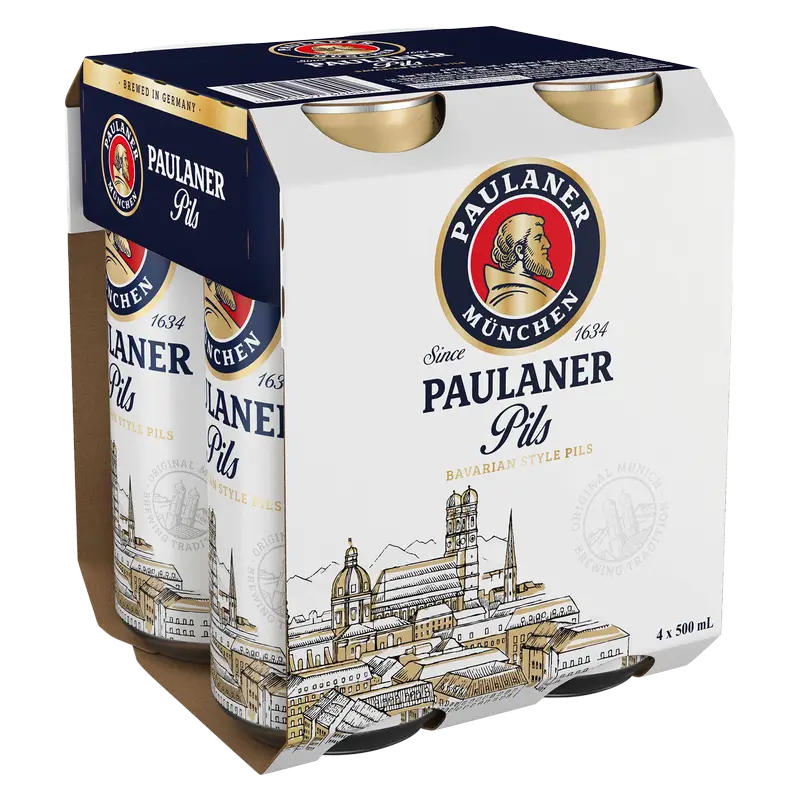Paulaner Munich Pils 4Pk Cans
