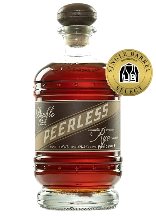 Peerless Double Oak Rye Liquor Barn Single Barrel 750ML