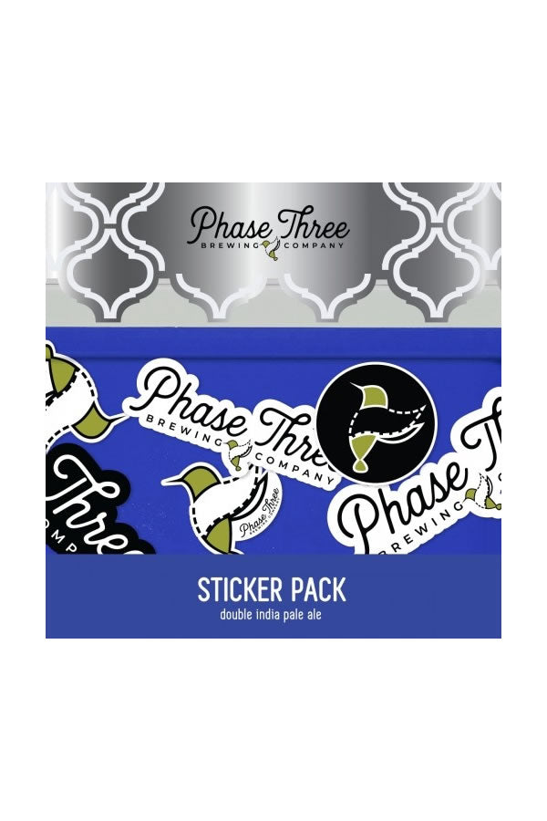Phase Three Sticker Pack 4Pk