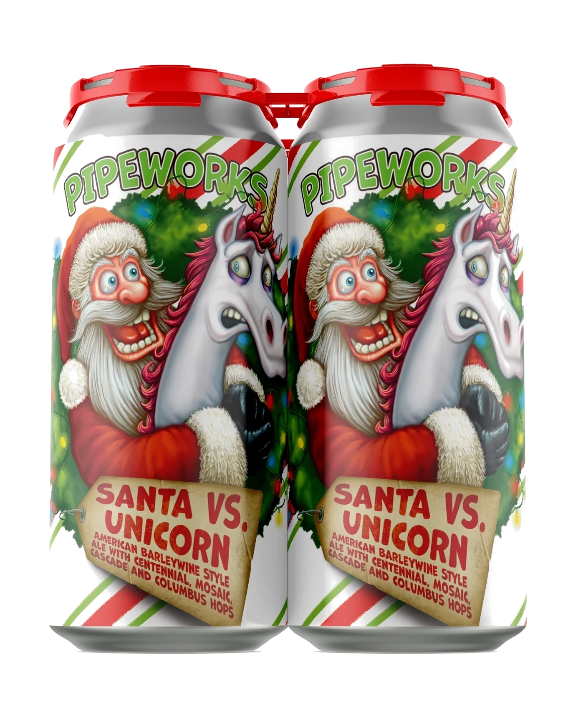 Pipeworks Santa vs Unicorn 4Pk - Barley Wine | Shop Online at The Liquor Barn