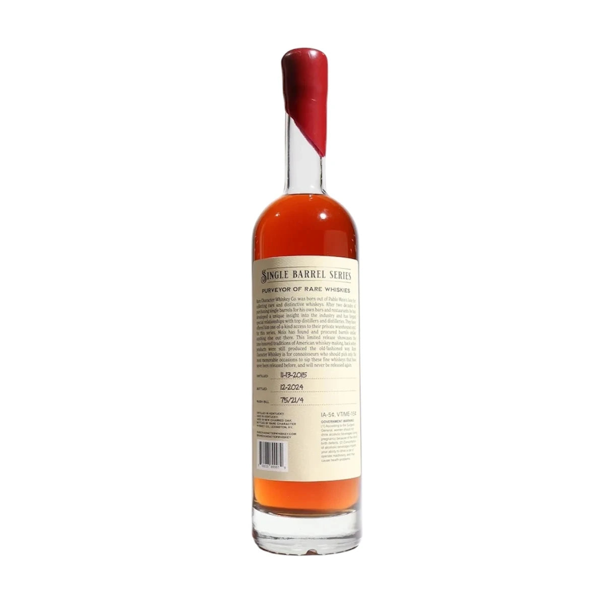Rare Character Liquor Barn Single Barrel KOA-125 9 Year Bourbon 750ML