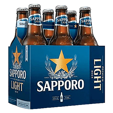 Sapporo Light 6Pk