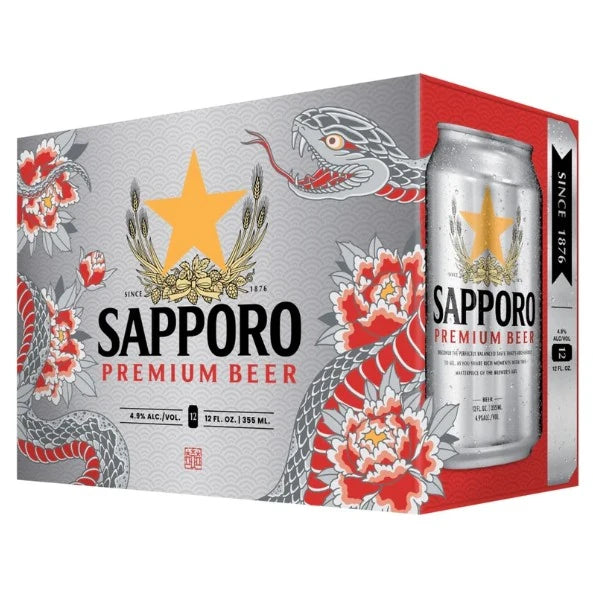 Sapporo Premium 12Pk Cans