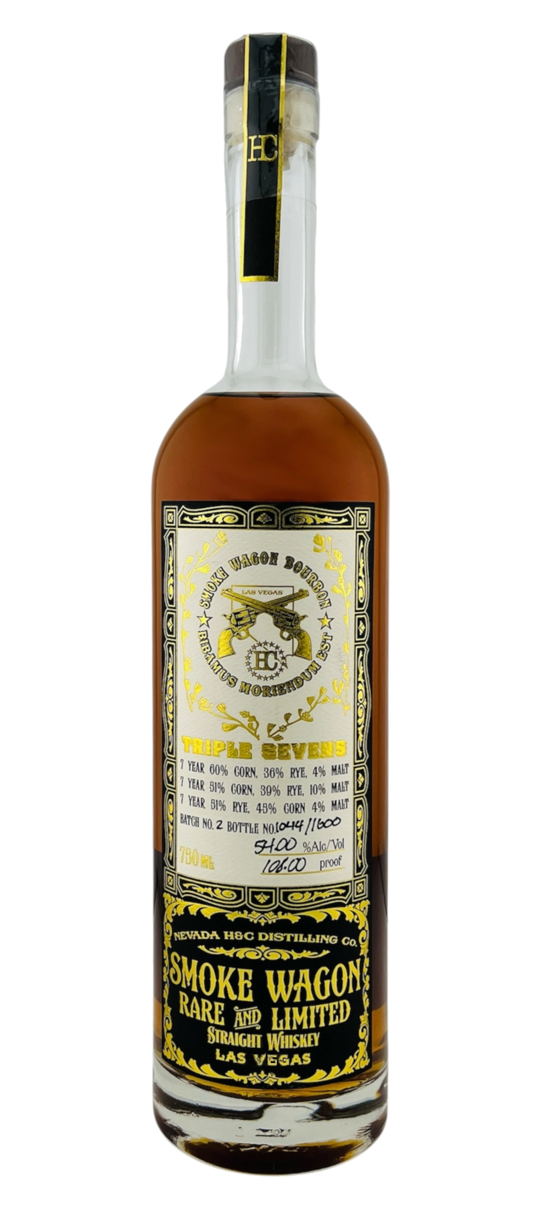 Smoke Wagon Triple Sevens Rare & Limited Bourbon 750ML
