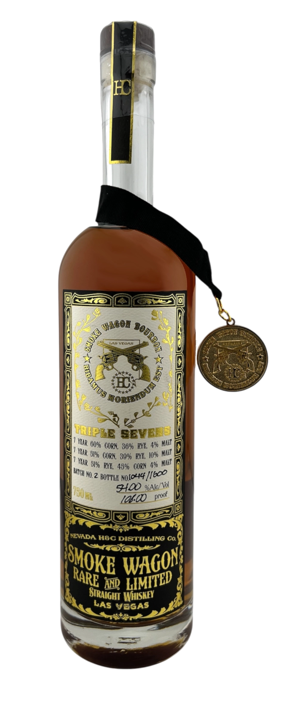 Smoke Wagon Triple Sevens Rare & Limited Bourbon 750ML