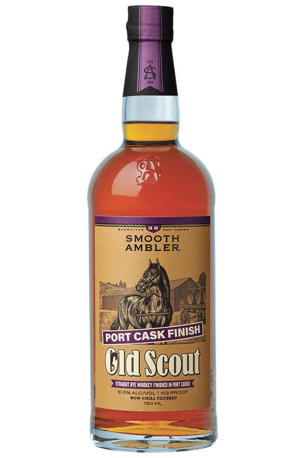 Smooth Ambler Old Scout Port Cask Rye Whiskey