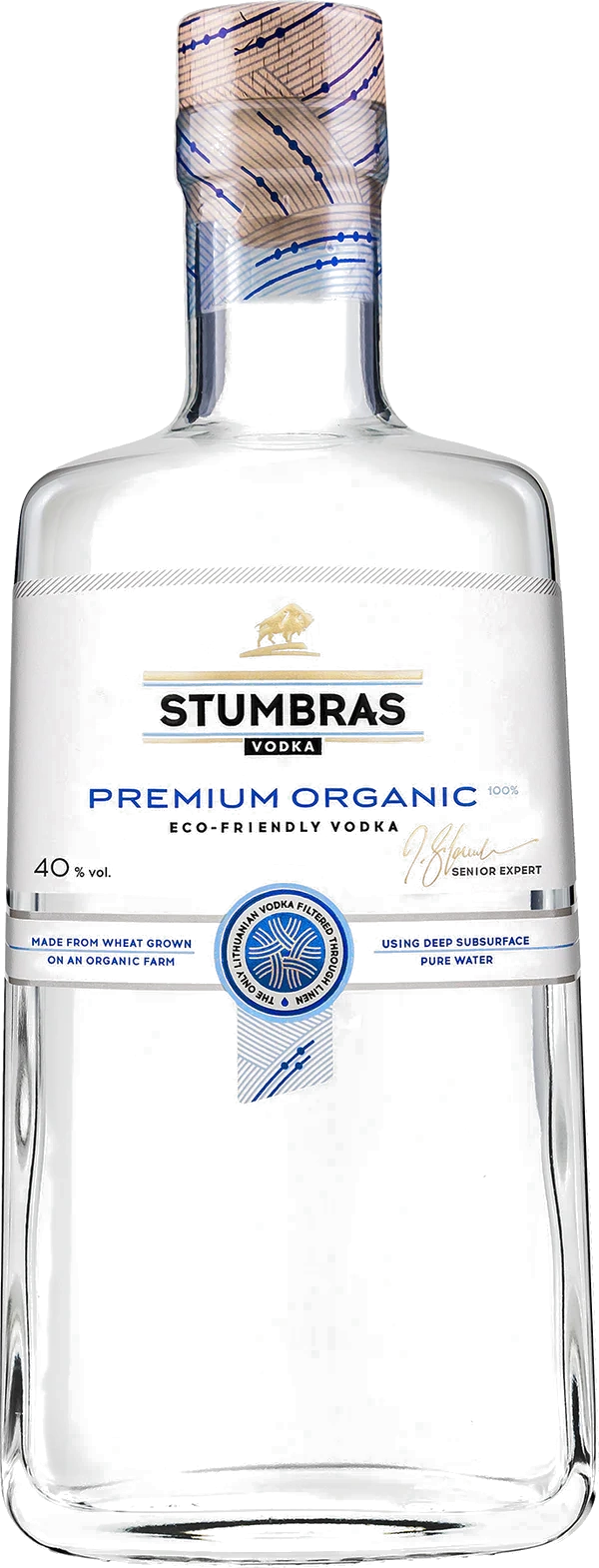 Stumbras Organic Vodka 750ML