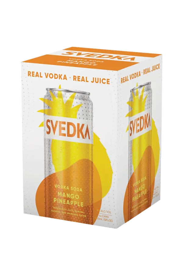 Svedka Vodka Soda Mango Pineapple 4Pk - Premixed Cocktail | Shop Online at The Liquor Barn