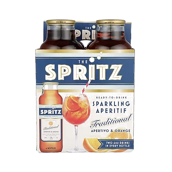 The Spritz Traditional Apertivo and Orange 4Pk