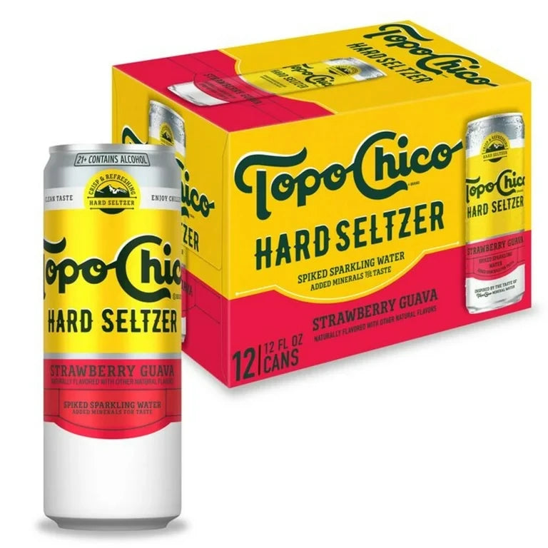 Topo Chico Strawberry Guava Hard Seltzer 12Pk