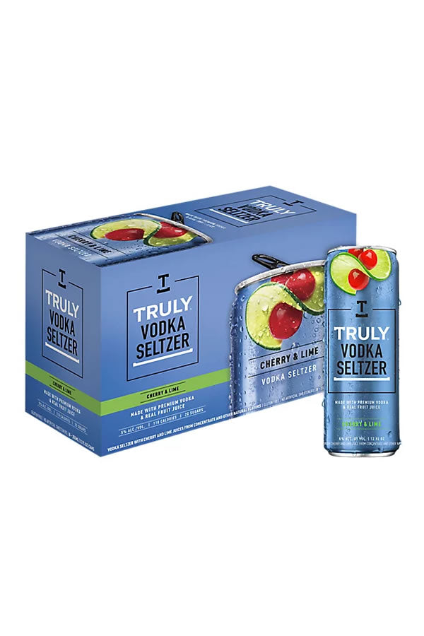 Truly Vodka Seltzer Cherry & Lime 8PK - Premixed Cocktail | Shop Online at The Liquor Barn