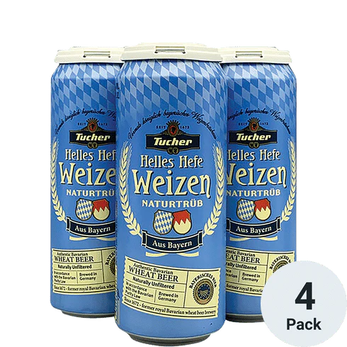 Tucher Helles Hefe Weizen 4Pk