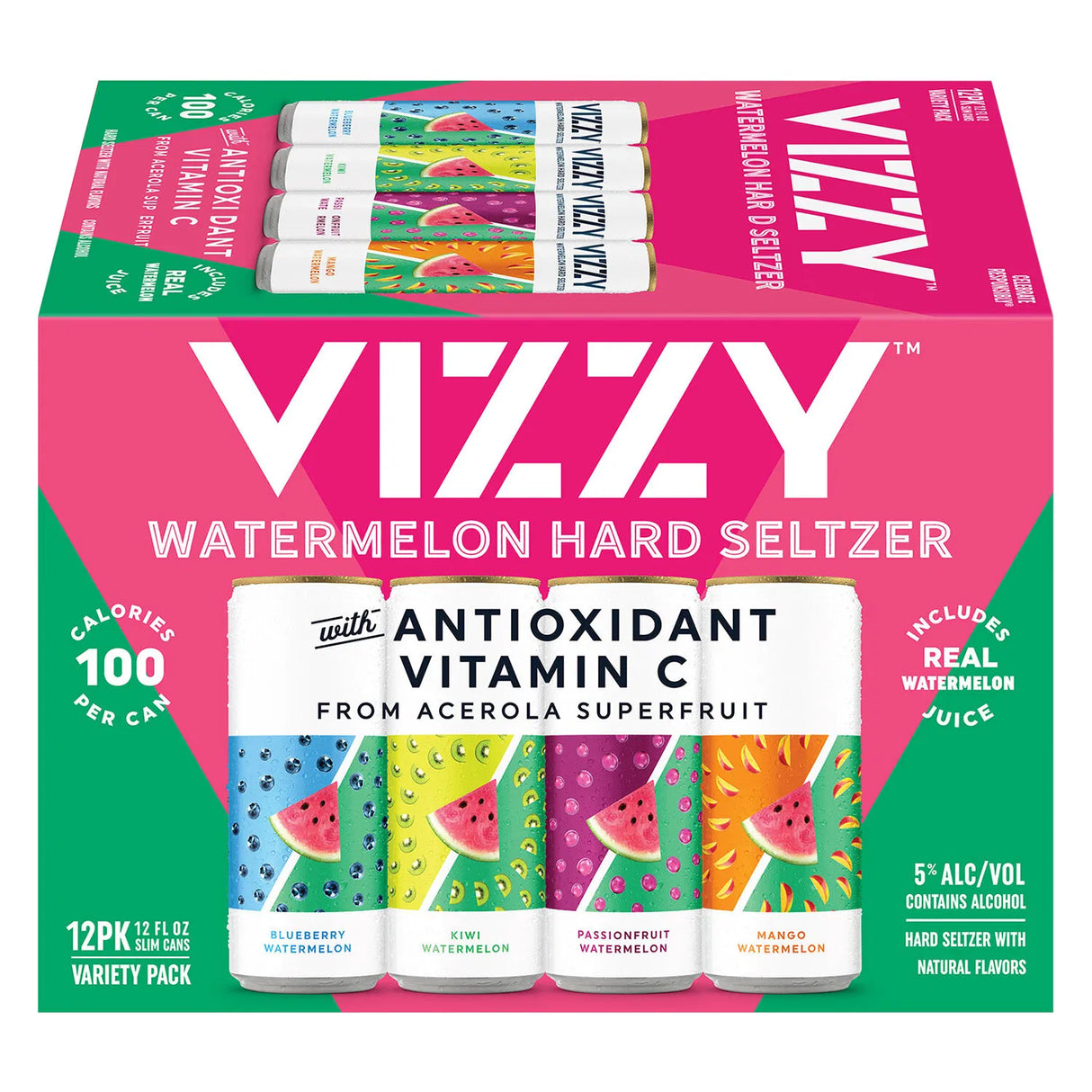 Vizzy Hard Seltzer Watermelon 12Pk