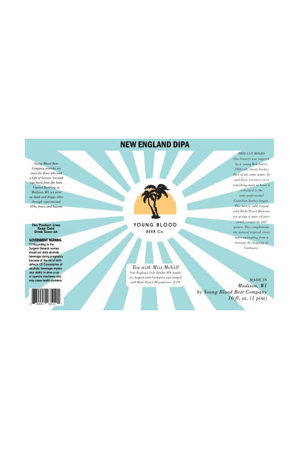 Young Blood Tea With Miss McGill