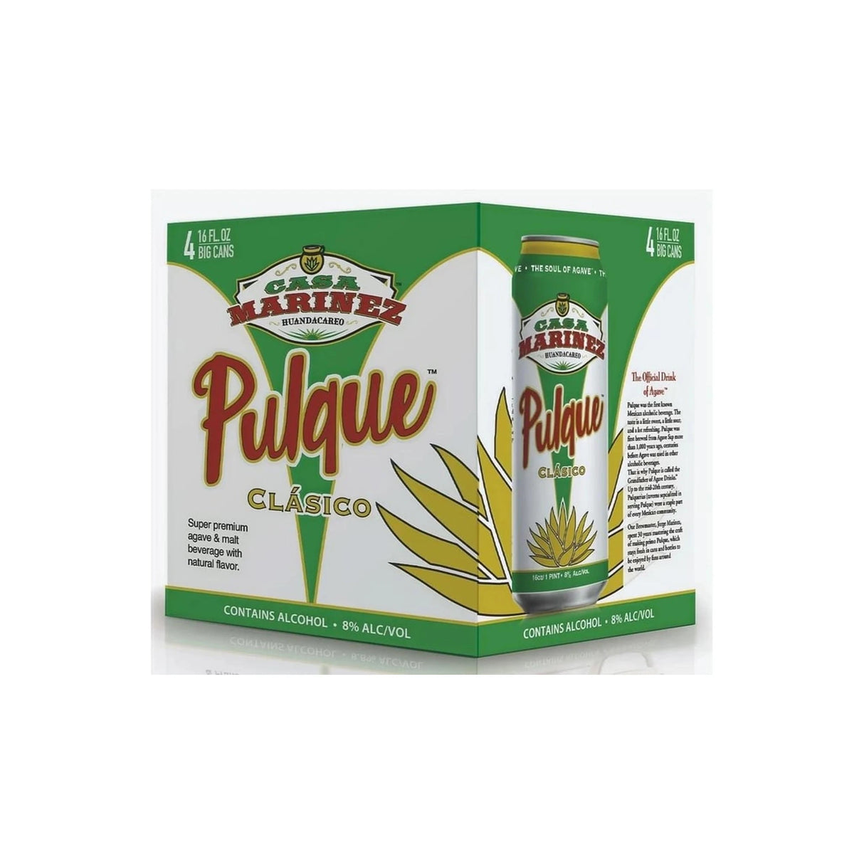 Casa Martinez Pulque Clasico 4Pk bottle | Buy at Liquor Barn