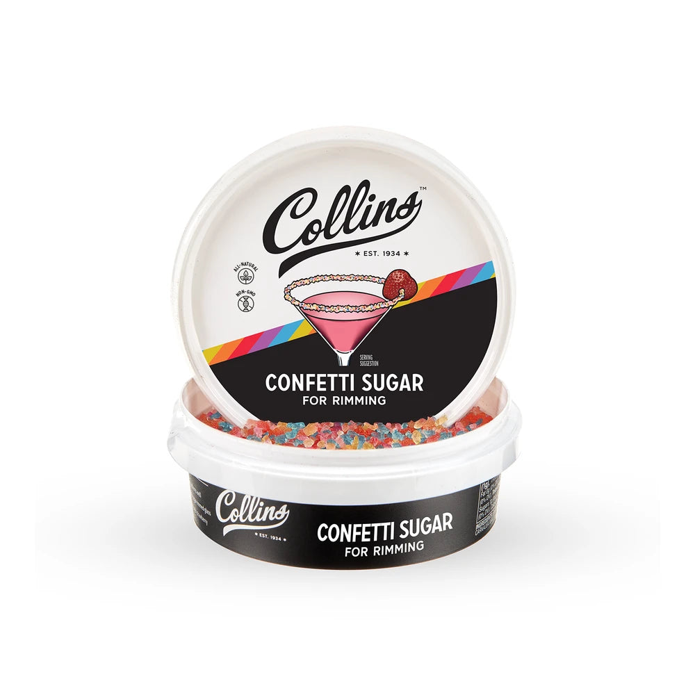 Collins Confetti Sugar Rimmer 4OZ | Buy at Liquor Barn