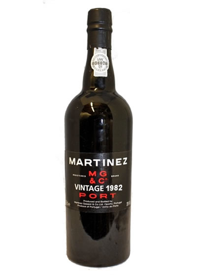 Martinez MG & C Vintage Port - 1982 - Port | Shop Online at The Liquor Barn