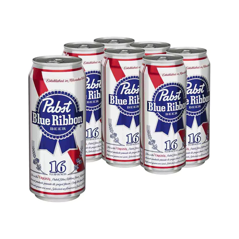 Pabst Blue Ribbon 6Pk 16OZ Cans bottle | Buy at Liquor Barn
