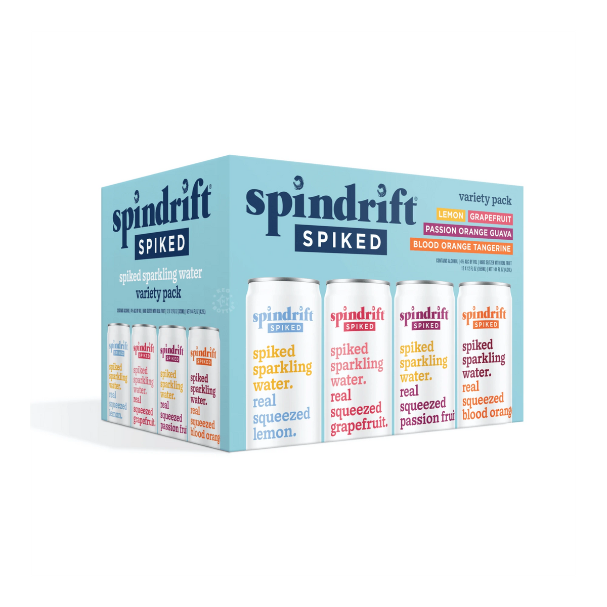 Spindrift Spiked Sparkling Water Paradise Variety 12Pk bottle | Buy at Liquor Barn