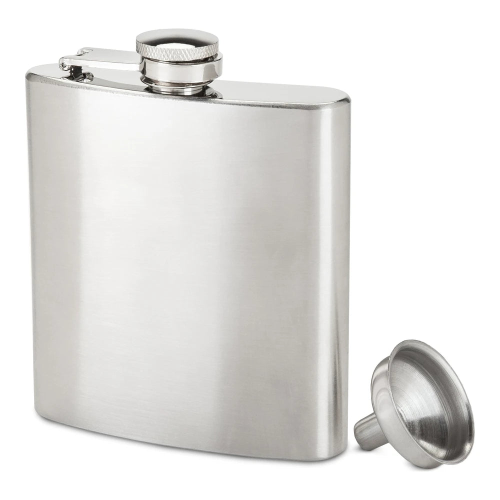 True Stainless Steel Flask 6OZ | Buy at Liquor Barn