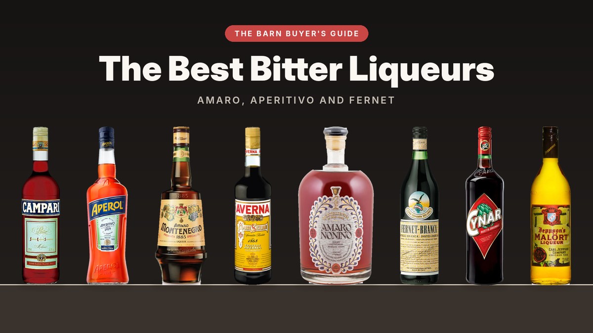 The Barn Buyer's Guide to bitter liqueurs: Campari, Aperol, Amaro Montenegro, Averna, Amaro Nonino, Fernet-Branca, Cynar and Jeppson's Malort