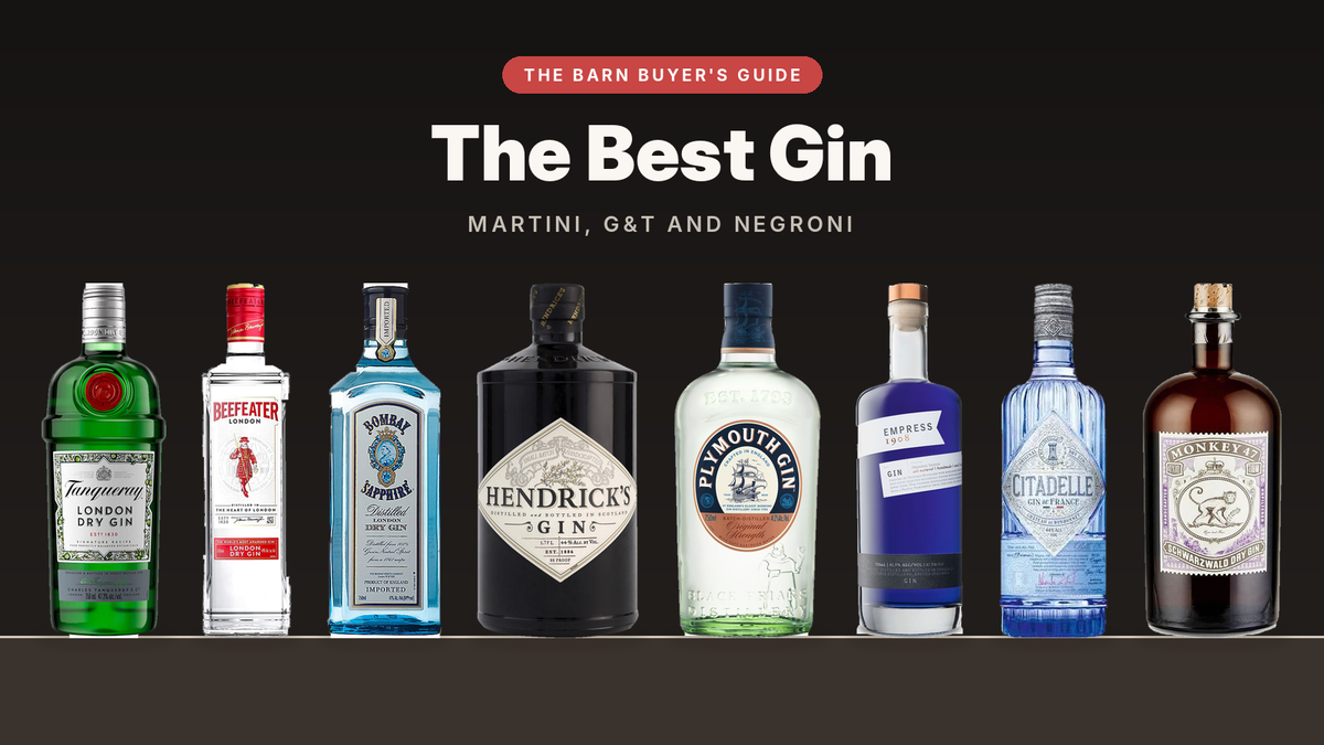 The Barn Buyer's Guide: Tanqueray, Beefeater, Bombay Sapphire, Hendrick's, Plymouth, Empress 1908, Citadelle and Monkey 47 gin