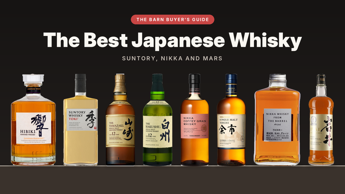 The Barn Buyer's Guide: Hibiki Japanese Harmony, Suntory Toki, Yamazaki 12, Hakushu 12, Nikka Coffey Grain, Nikka Yoichi, Nikka From the Barrel and Mars Iwai Tradition whisky