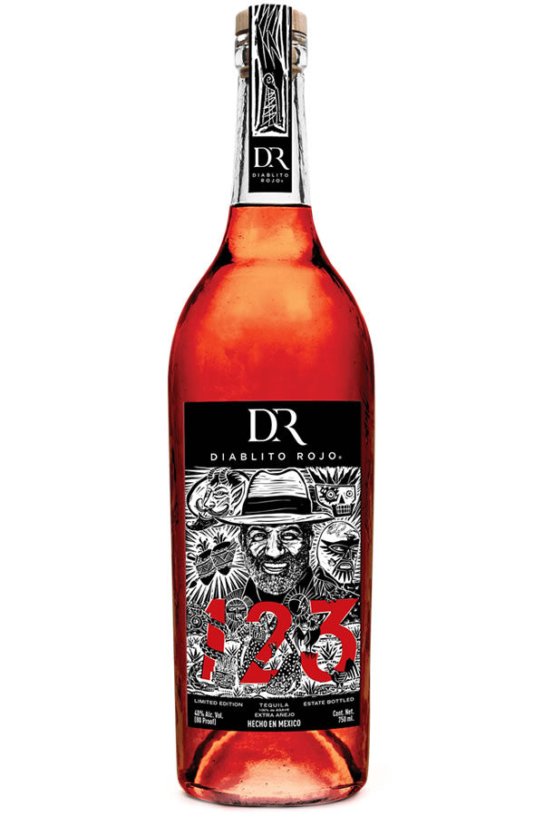 123 Organic Diablito Rojo Extra Anejo Tequila