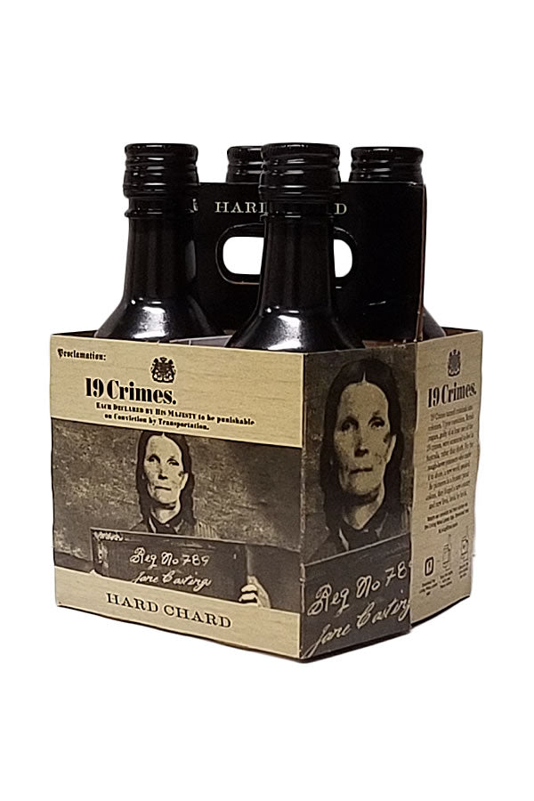 19 Crimes Hard Chardonnay 187ML 4 Pack | Bold 16% ABV – The Liquor