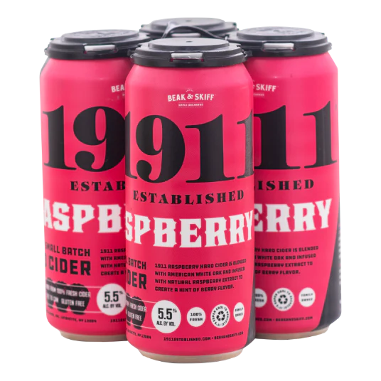 1911 Raspberry Cider 4Pk