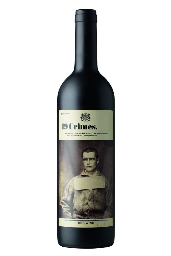 19 Crimes Red Wine 750ml | Australian Shiraz Blend – The Liquor Barn