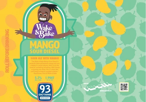 93 Octane Wake & Bake Mango Sour Diesel 4Pk | Sour Ale – The
