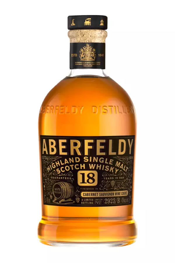 Aberfeldy 18 Year Cabernet Sauvignon Cask Finish Single Malt