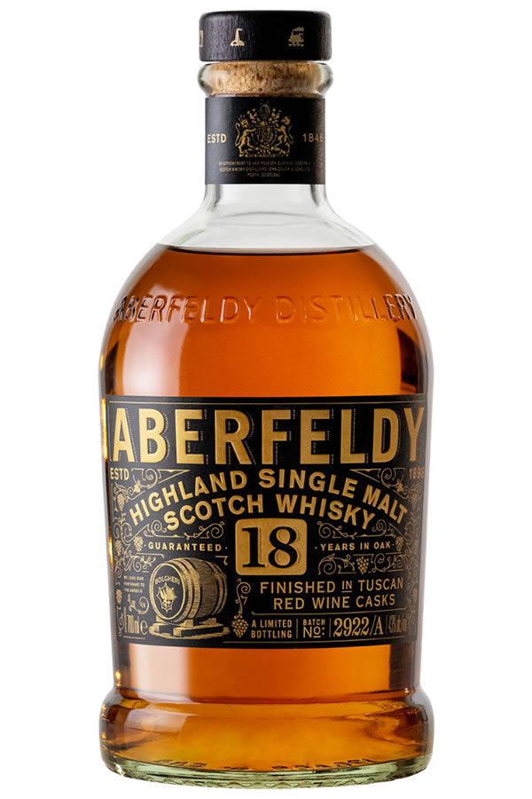 Aberfeldy 18 Year Tuscan Red Wine Cask Finish Single Malt