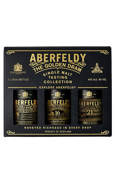 Aberfeldy Golden Dram Tasting Collection 3Pk 200ML | Highland