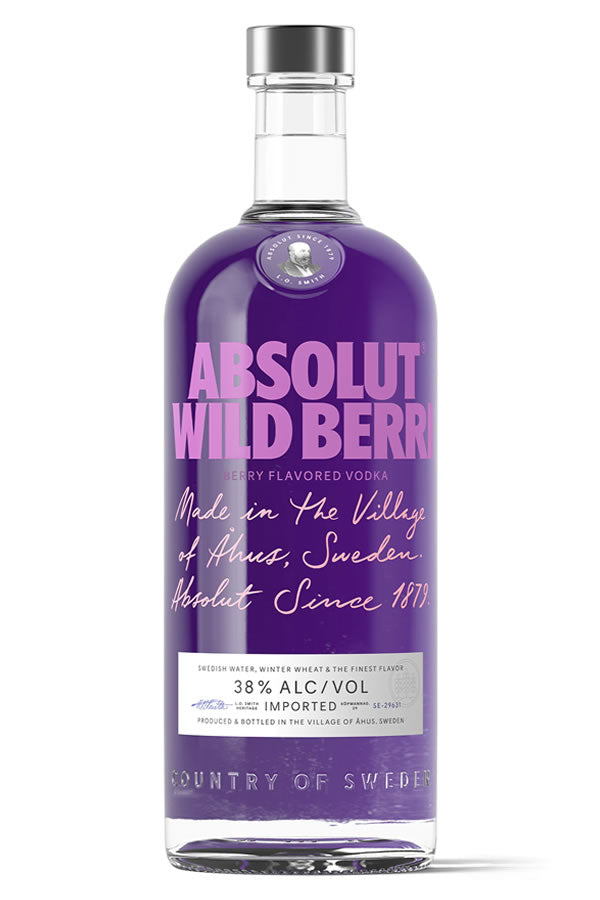 Absolut Wild Berri 750ML | Berry-Flavored Swedish Vodka – The