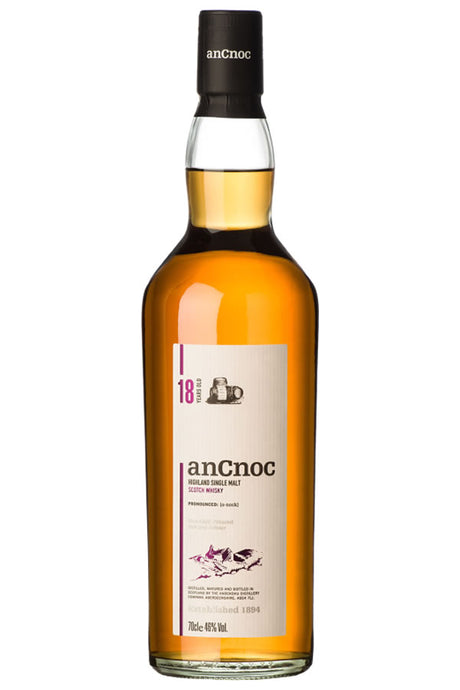 Ancnoc 18 Year Single Malt Scotch