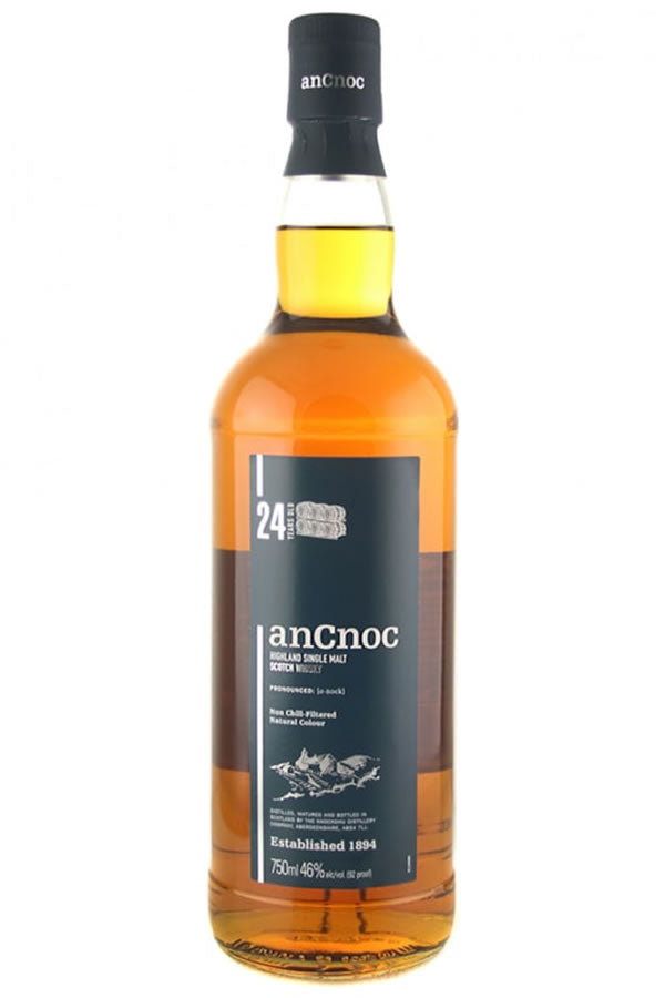 anCnoc 24年 750ml 46% AnCnoc 24 Year Old 750ML | Award-Winning Highland Single Malt